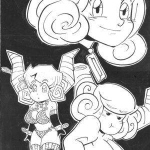 Miranda ink drawings